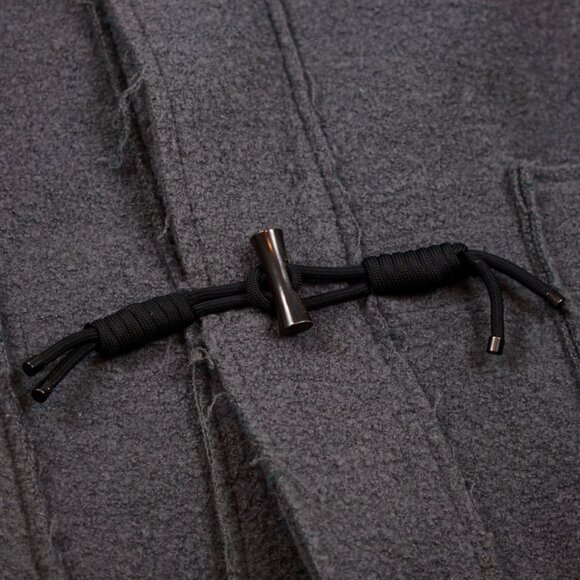 Solid Homme Heavy Wool Duffle-Style Coat — Size 50 (KR 105) — Made in Korea - Picture 7 of 14